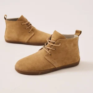 Women Barefoot Boots Suede Ankle Boots With Wide