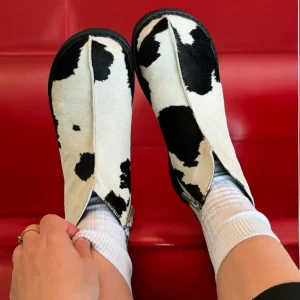 Fur Lined Winter Leather Boots For Women Orthopedic